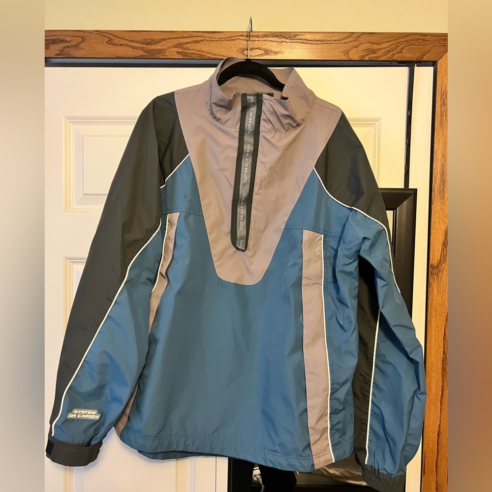 C2H4 system on carbon techwear windbreaker Size M (fits like L)